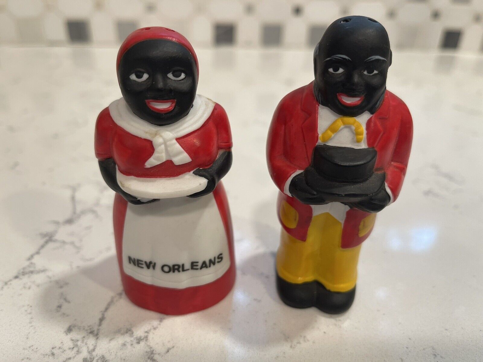 New Orleans Salt & Pepper Shakers 3.25\