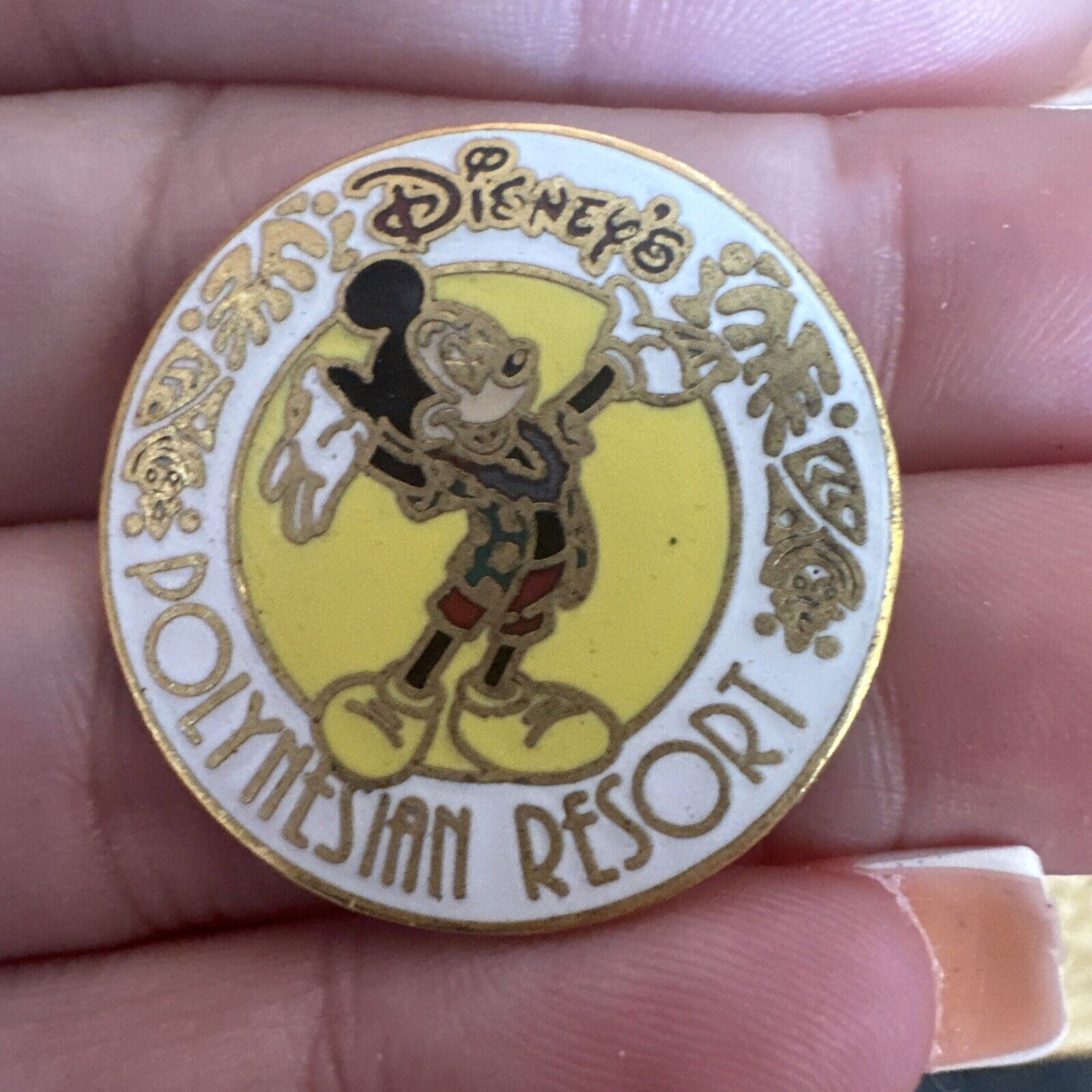 1980s Polynesian Disney Pin Vintage