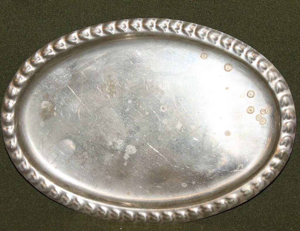 Vintage metal decorative serving tray