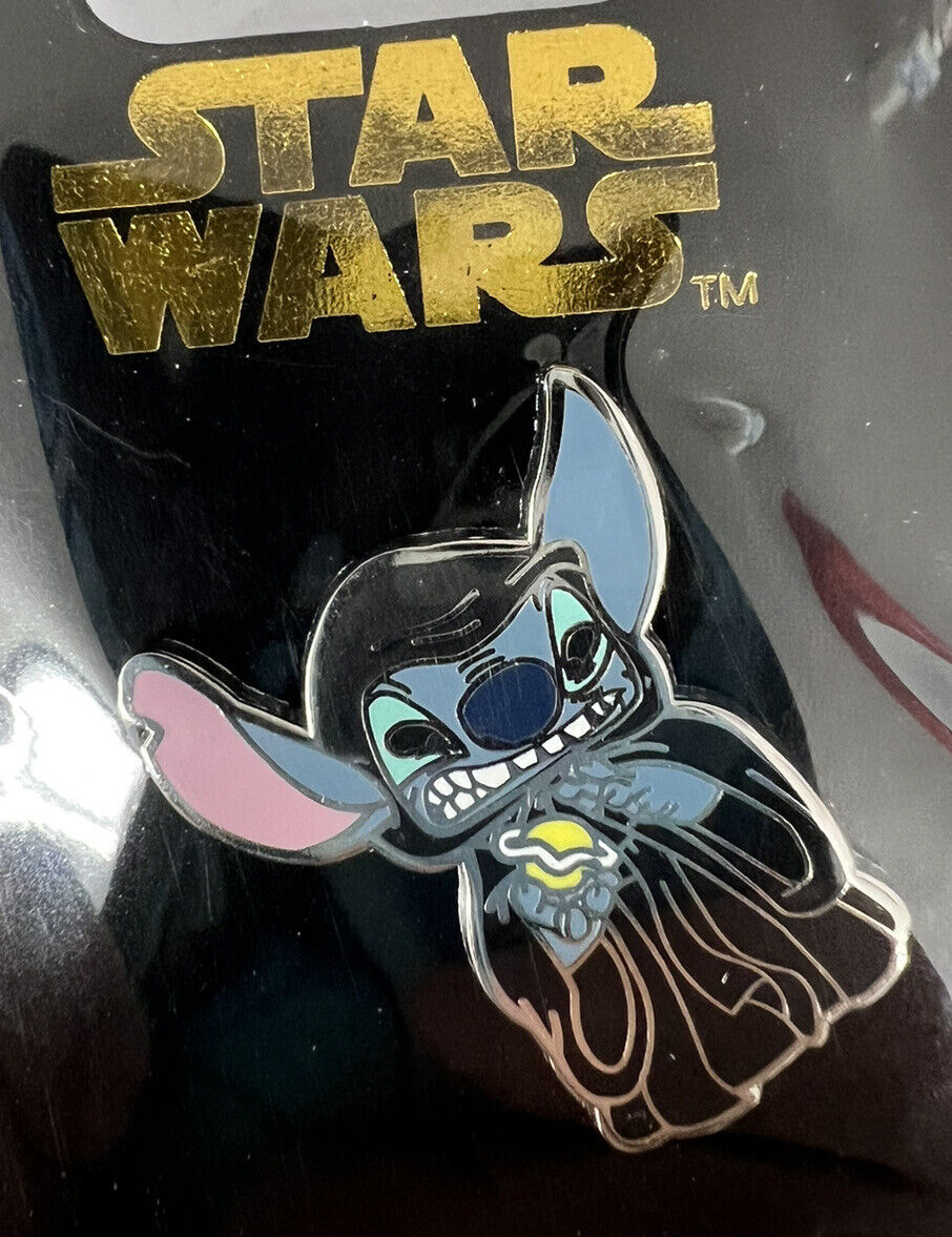 Disney Parks Stitch Star Wars Darth Vader  Metal Pin Official