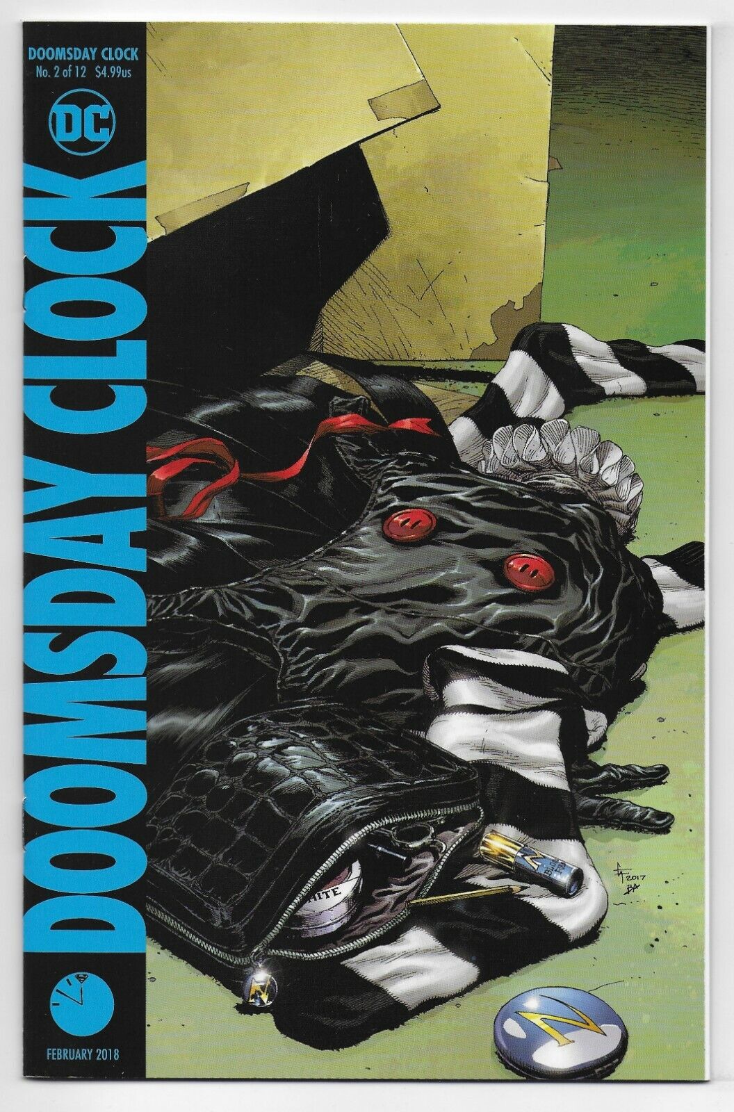 Doomsday Clock 2 Watchmen Rorschach Mime Marionette DC Comics