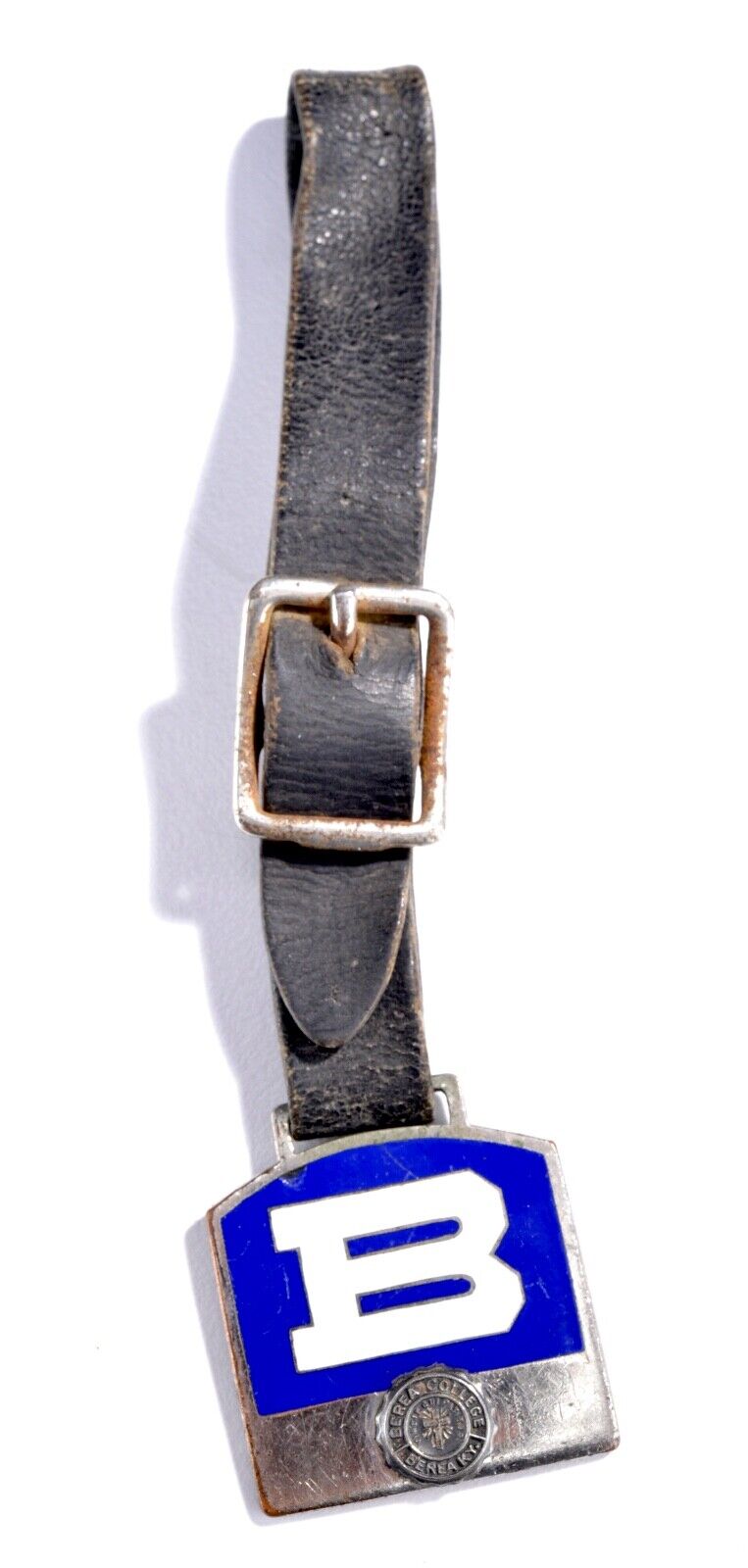 1920's BEREA College Kentucky Pocket Watch Fob - STEEL STAMPED ENMAMELED