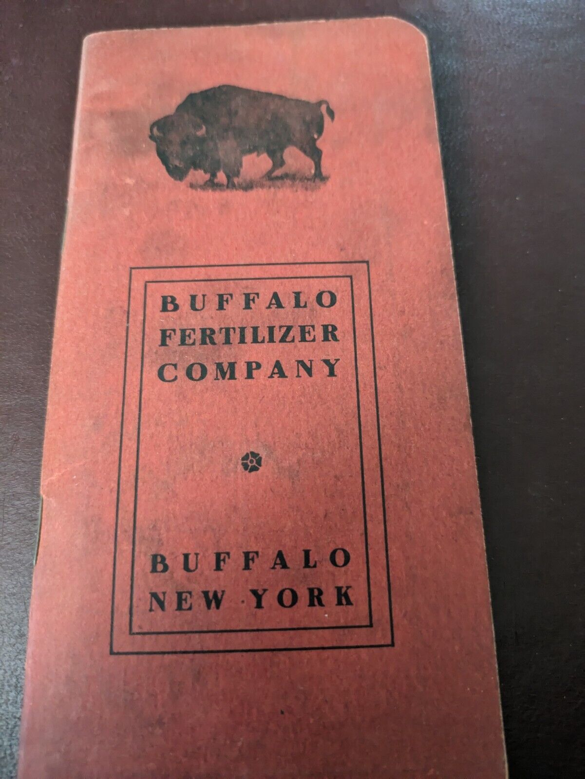 Antique 1905-1906 Buffalo Fertilizer Company Farmer\'s Memo Book With Color Maps