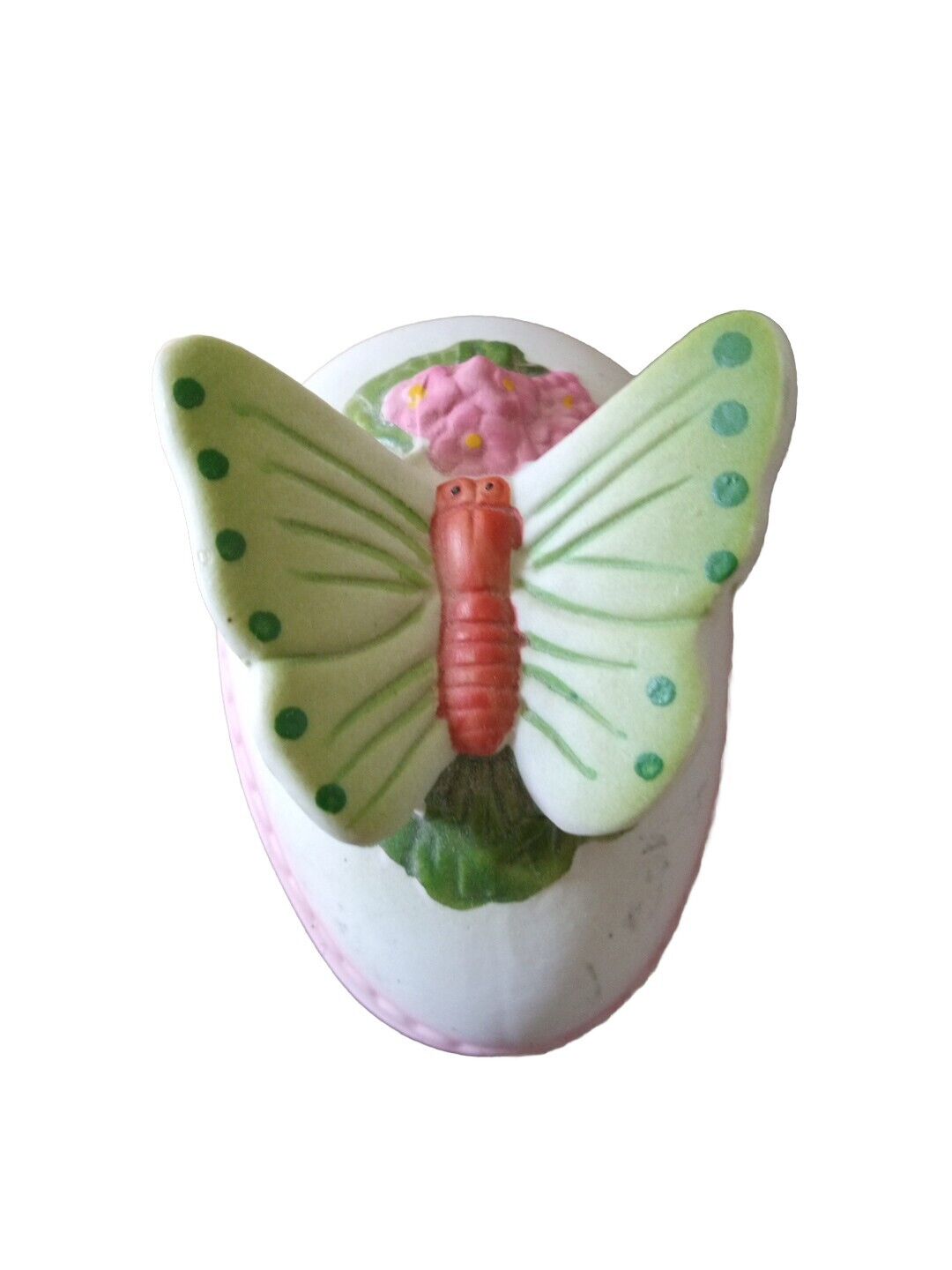 Vintage Butterfly Egg Trinket box