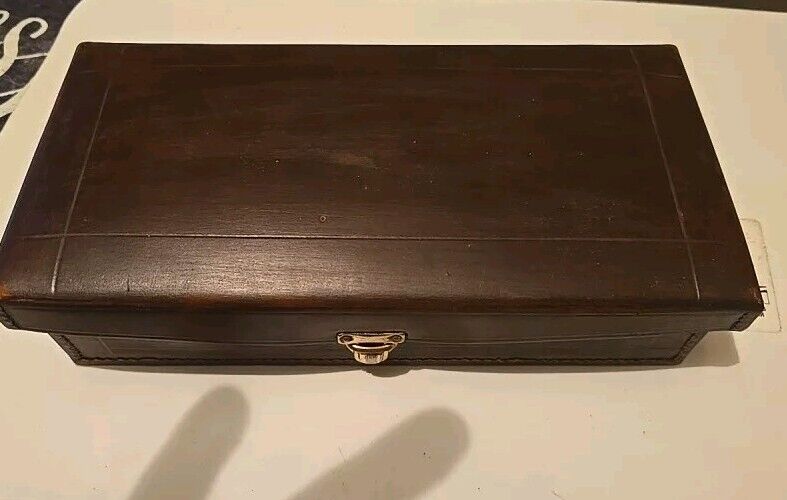 Vintage Hamley Leather Shave Kit Box 10\