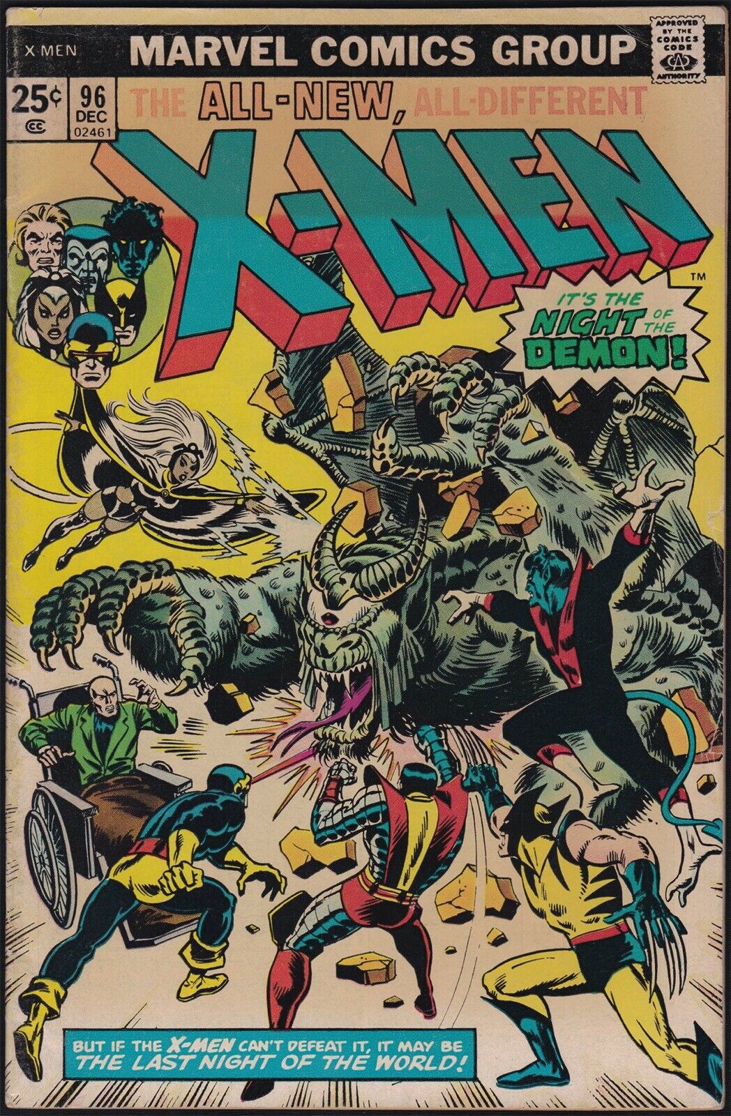 Marvel Comics X-MEN #96 First Moira McTaggert VG/FN