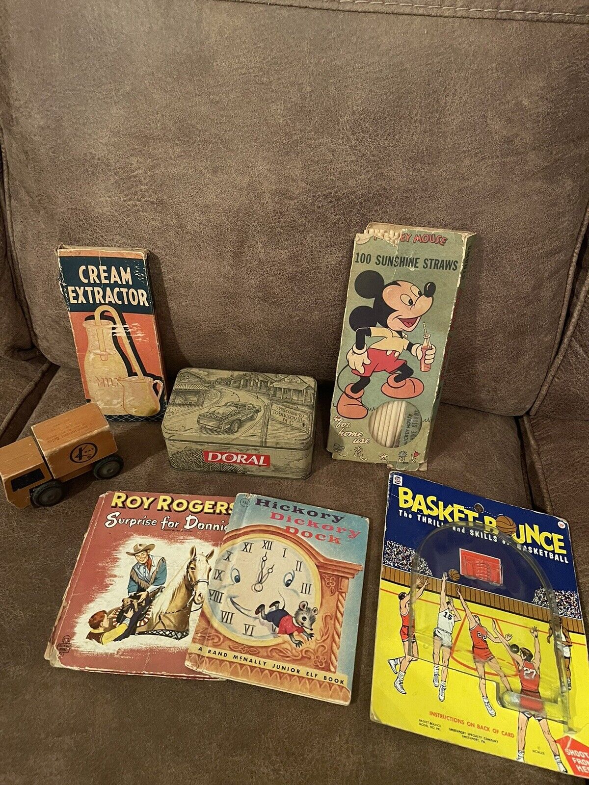 Vintage Household Items Mixed Lot-Original Packaging, Disney, Cooking, Books