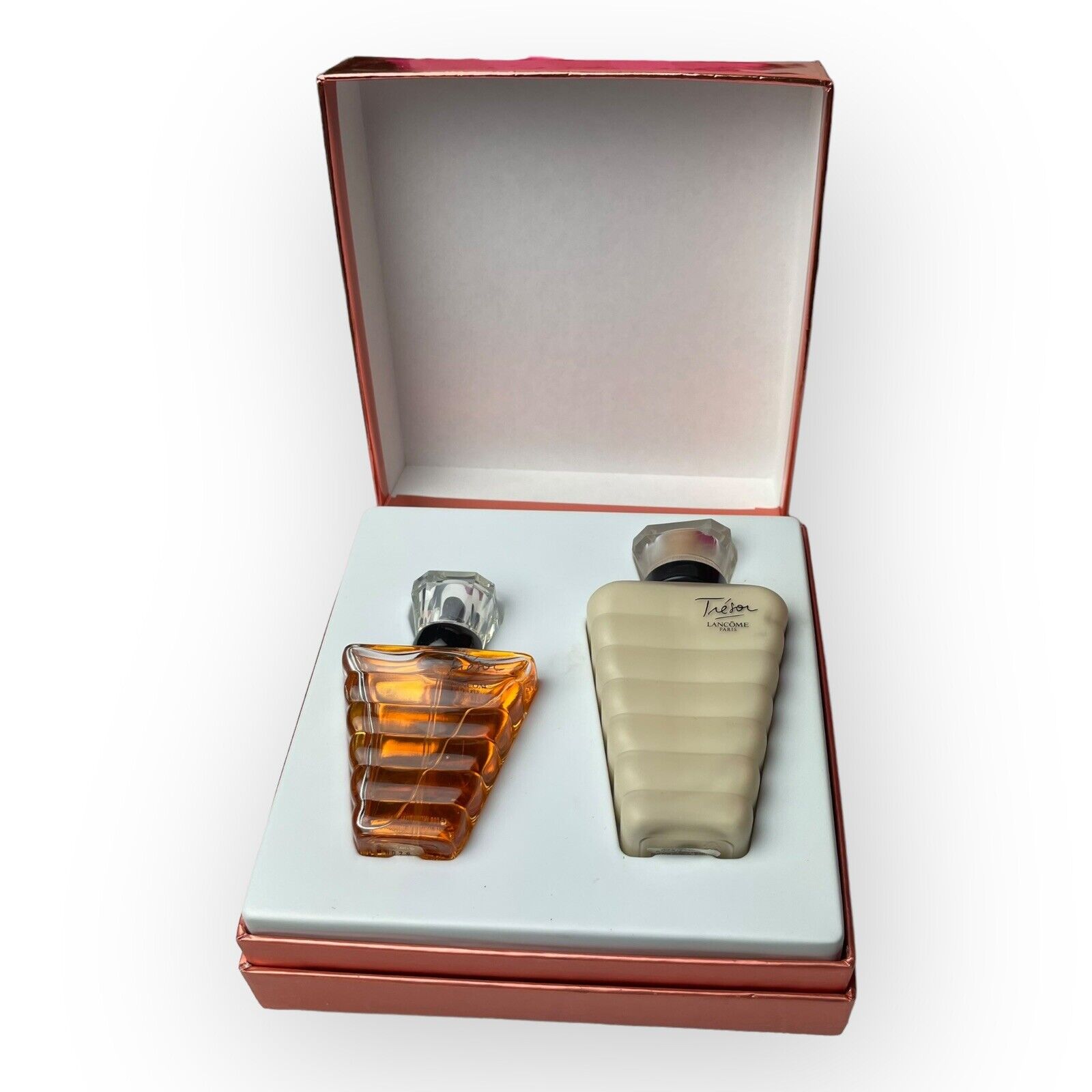 VTG Lancome Tresor 1.7 oz Eau de Perfum Spray & 3.4 oz Perfumed Body Lotion