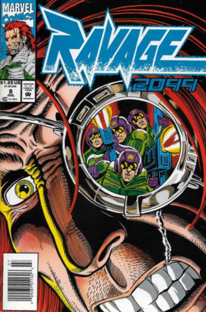 Ravage 2099 #8 Newsstand Cover (1992-1995) Marvel Comics