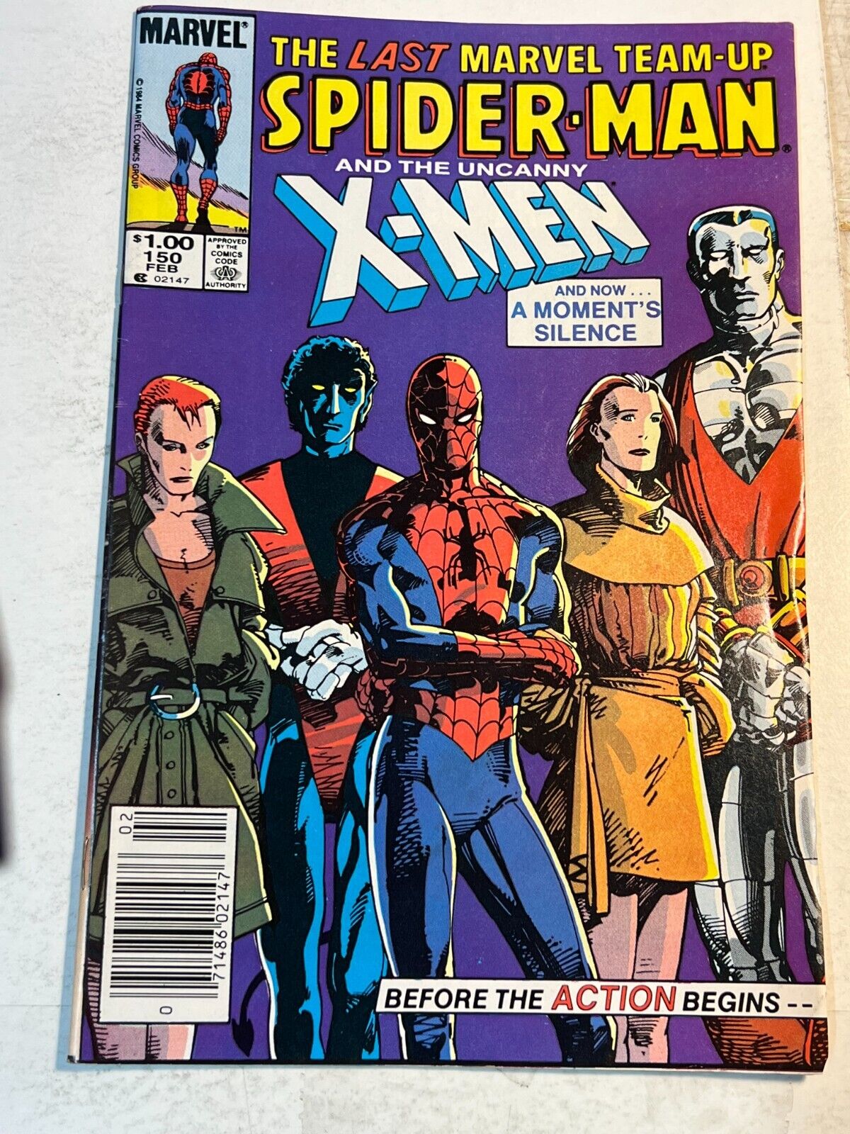 newsstand MARVEL TEAM-UP #150 1985 Spider-Man and Uncanny X-Men | Combined Shipp
