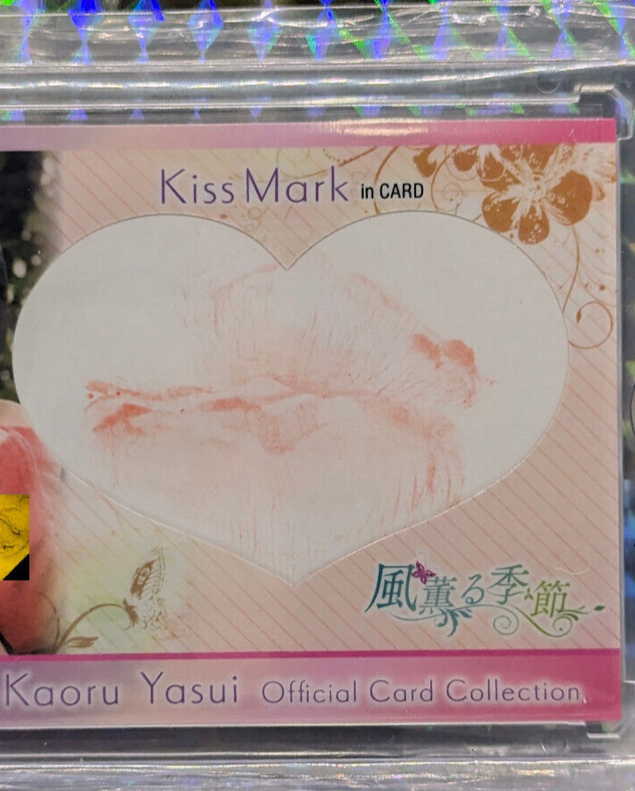 2022 Jyutoku Kaoru Yasui Official Card Collection Kiss Mark In Card 39/98