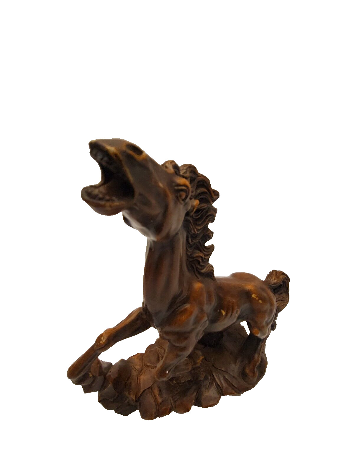 TMP Artmark Giannetti Italian Resin Horse Sculpture Statue 11” Chestnut Stallion