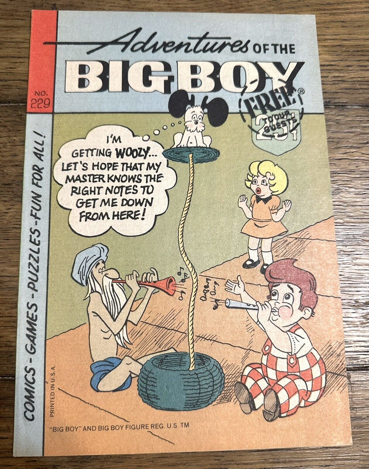 Vintage 1976 Adventures Of BigBoy Comic #229  Promo Comic