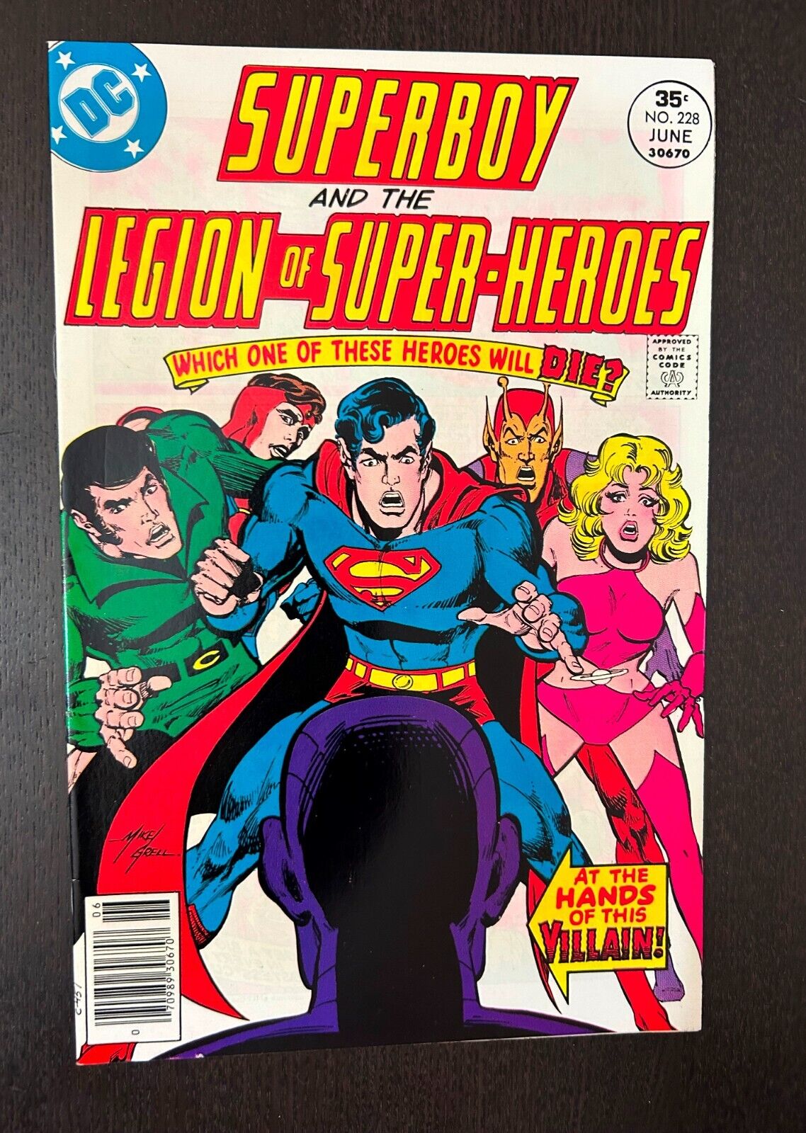 SUPERBOY #228 (DC Comics 1977) -- Bronze Age Superman -- VF/NM