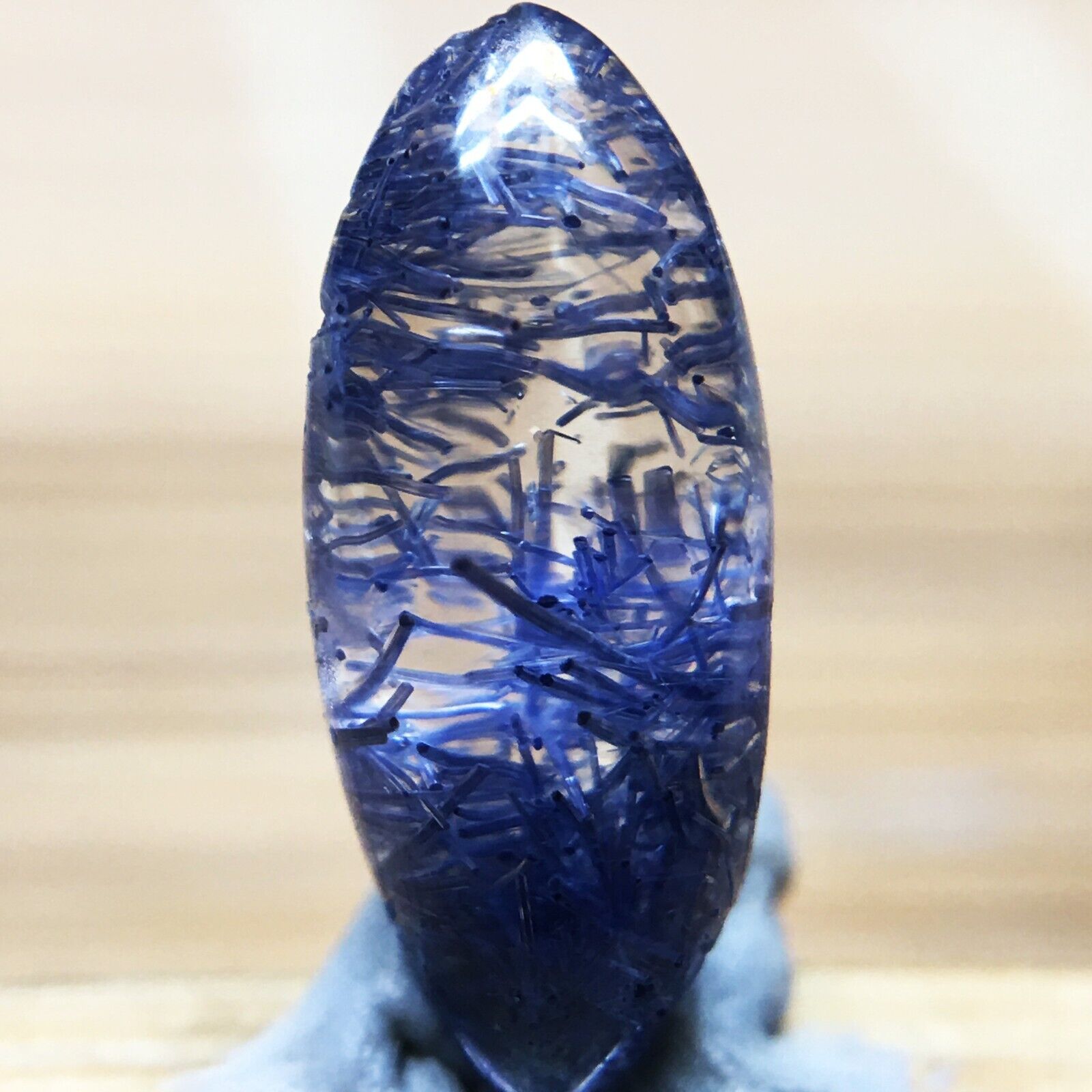 1.05Ct Very Rare NATURAL Beautiful Blue Dumortierite Quartz Crystal Pendant