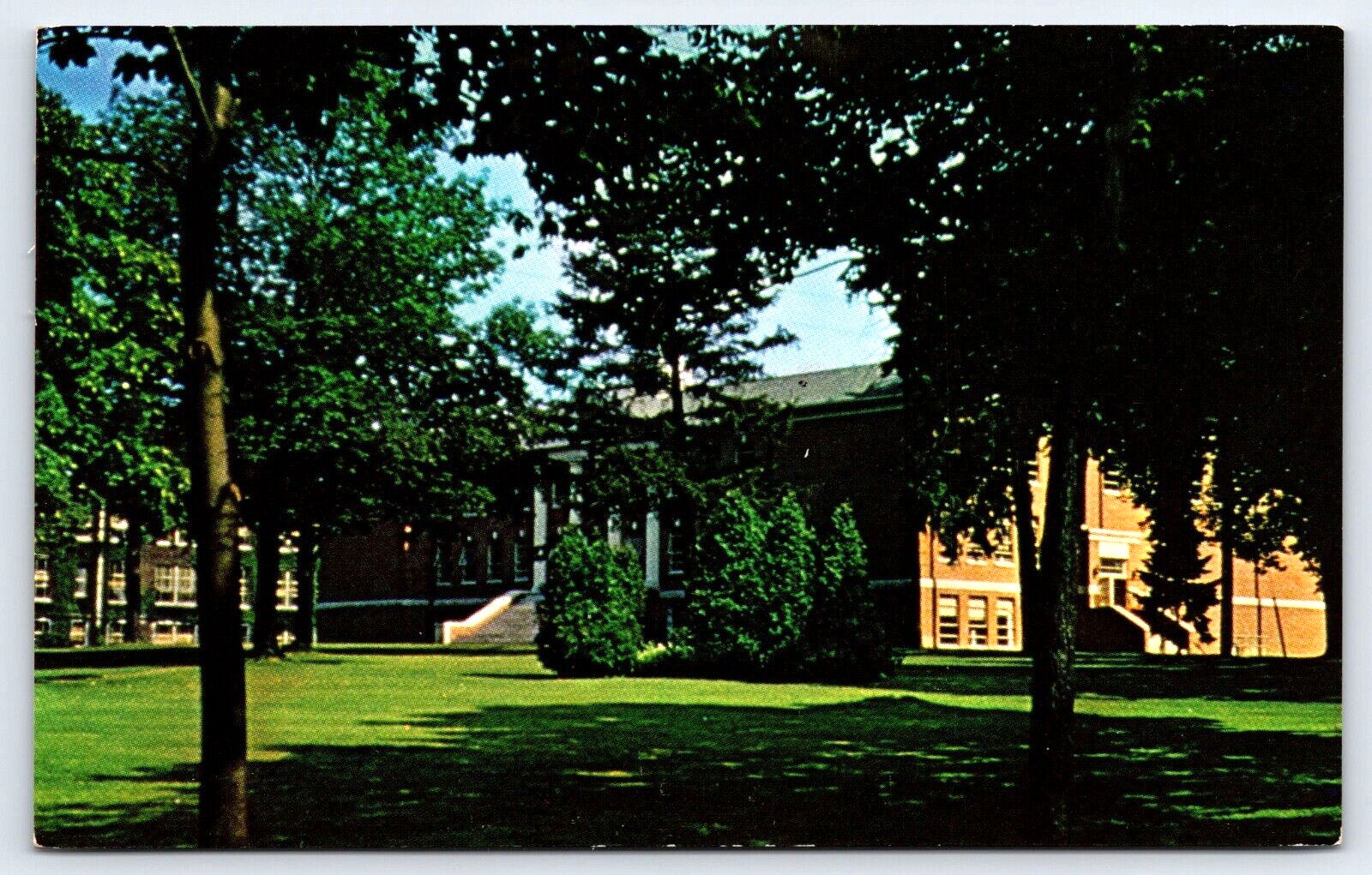 Ashland OH-Ohio, Ashland College Founders Hall Building Vintage Antique Postcard