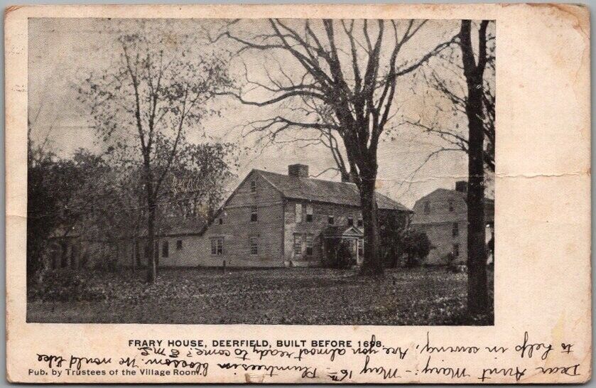 1907 DEERFIELD, Massachusetts Postcard \