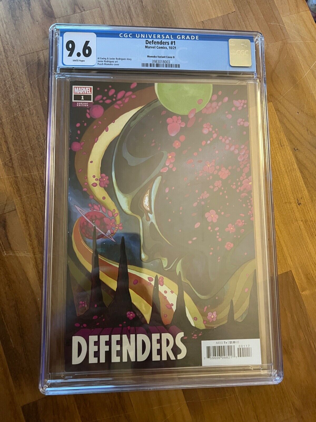 Defenders #1 (2021) 1:50 Peach Momoko Incentive Variant Cover CGC 9.6