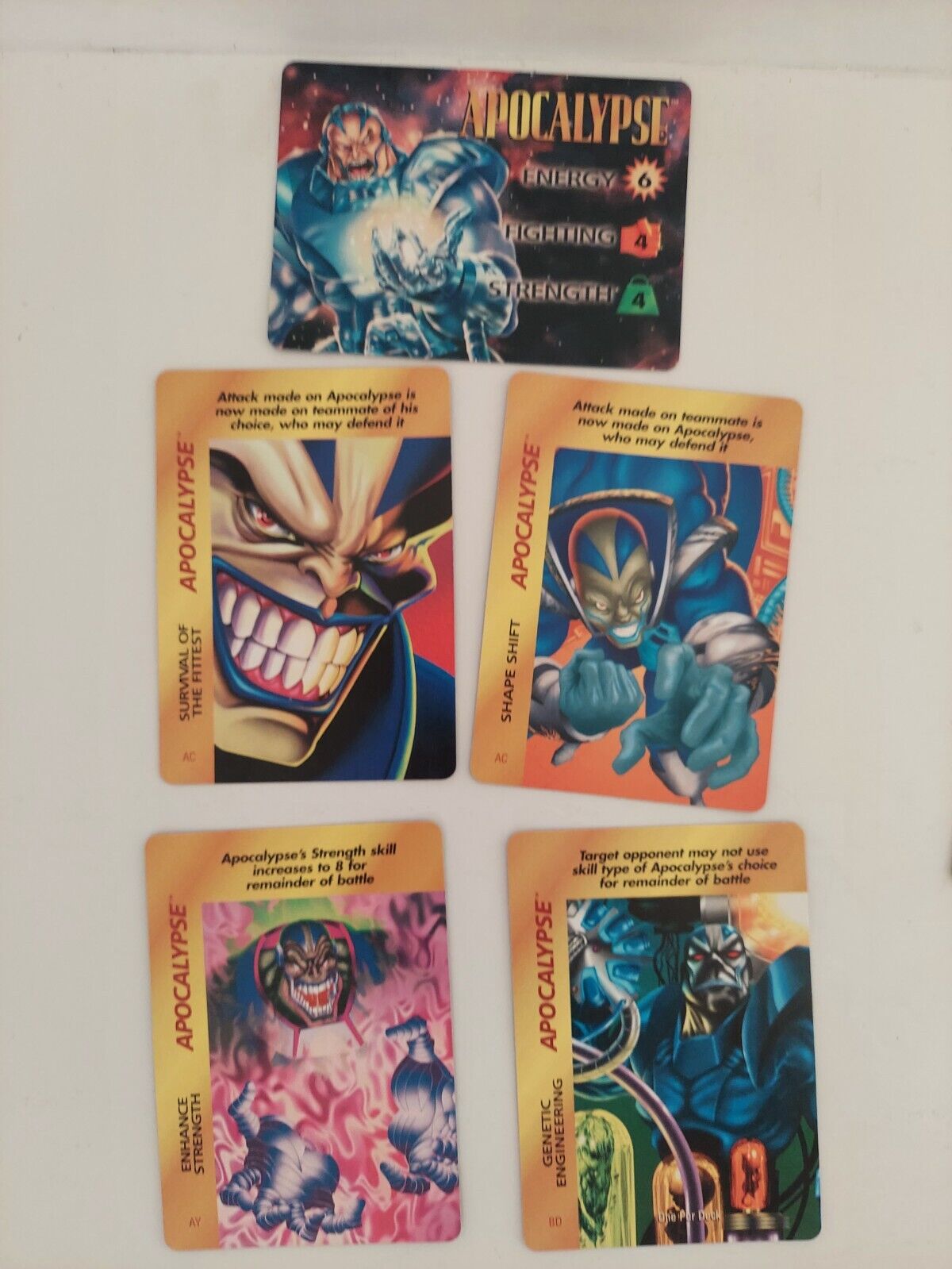 1995 MARVEL OVERPOWER COMPLETE SETS Character Mission - PICK / CHOOSE YOUR SETS