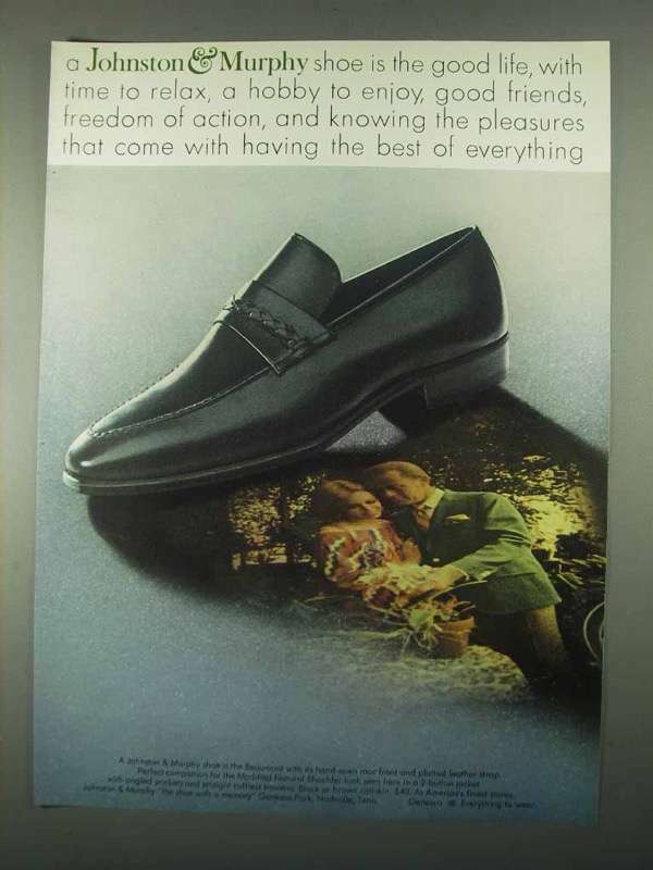 1967 Johnston & Murphy Beaumont Shoe Ad - Good Life