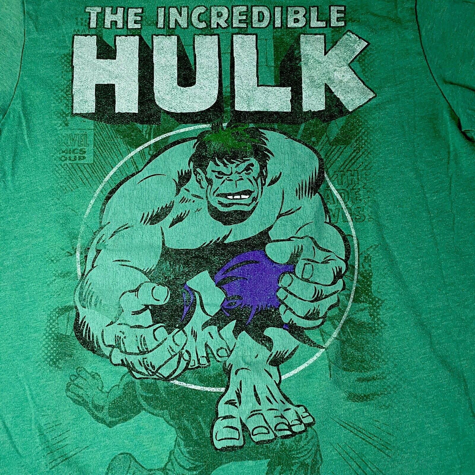 Vintage The Incredible Hulk Old Navy Collectabilitees T Shirt Size Medium M