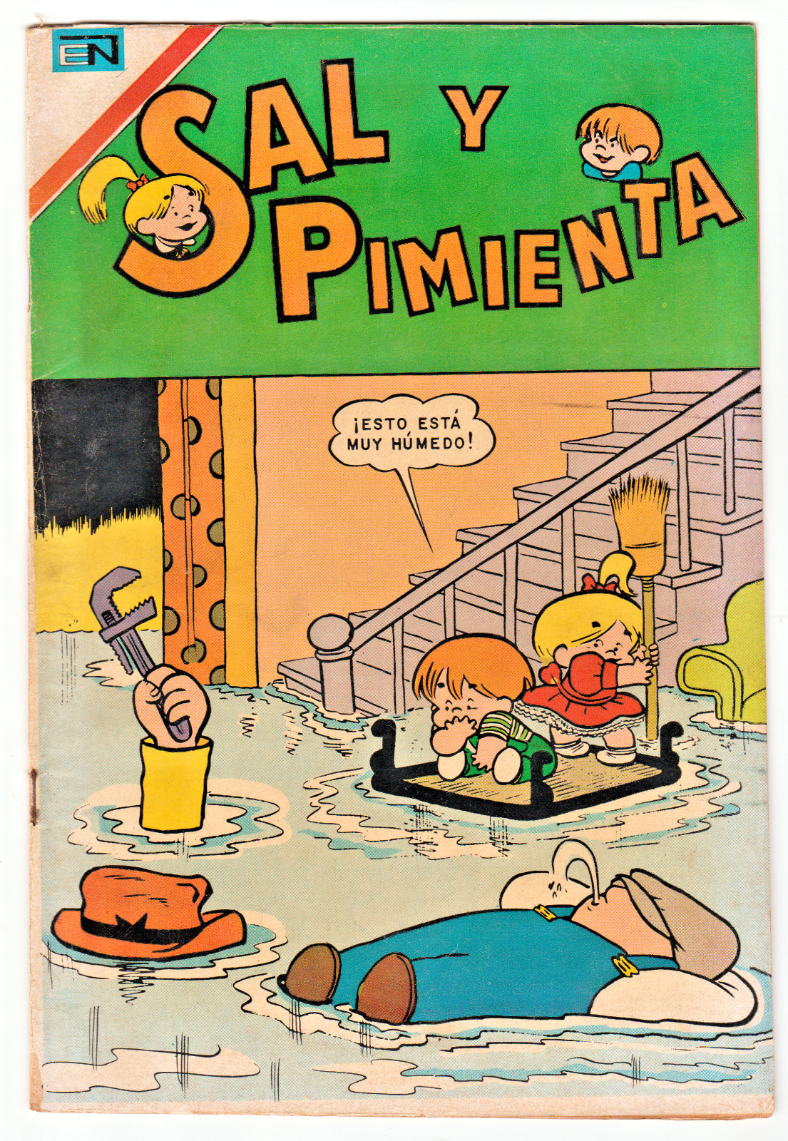 Comic Original Sal Y Pimienta Spanish Language Mexican Edition Novaro 1967