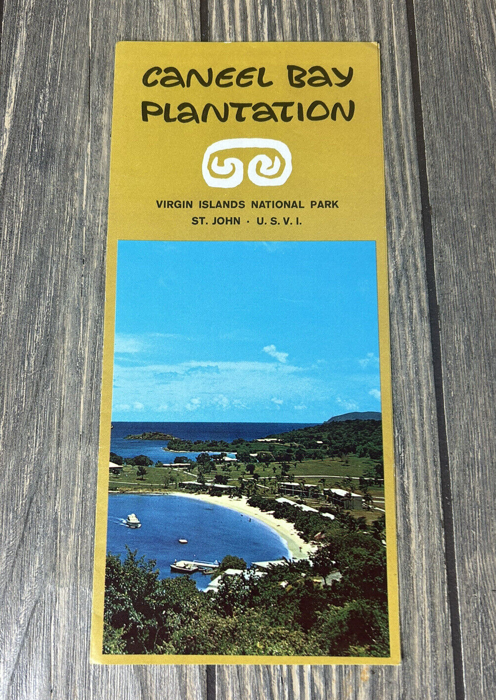 Vintage Caneel Bay Plantation Virgin Islands National Park Brochure Pamphlet 