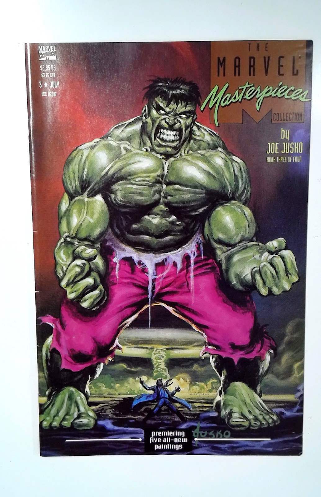 Marvel Masterpieces Collection #3 Marvel 1993 Joe Jusko Art Pinups Comic Book