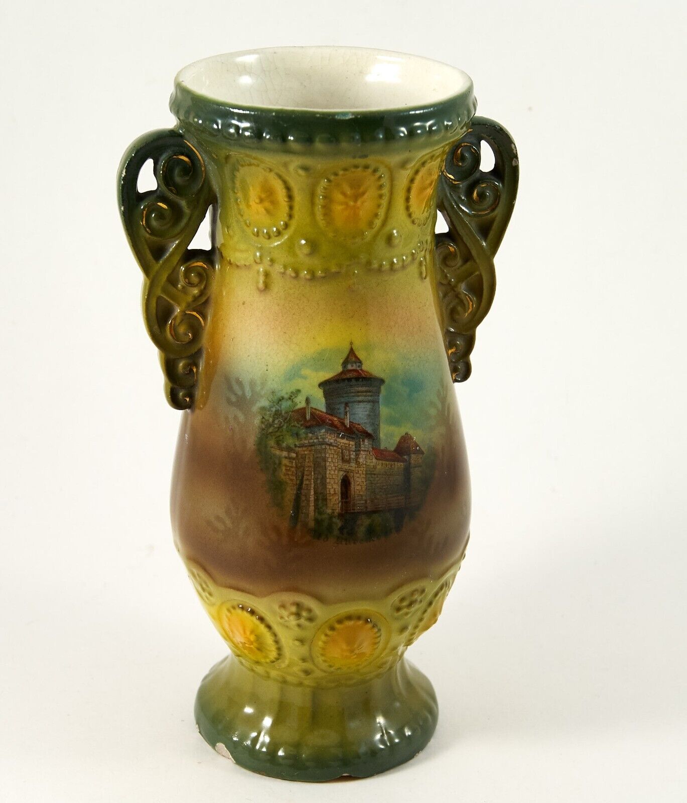 Robert Hanke Vase Souvenir From Early 1900\'s Austria Antique