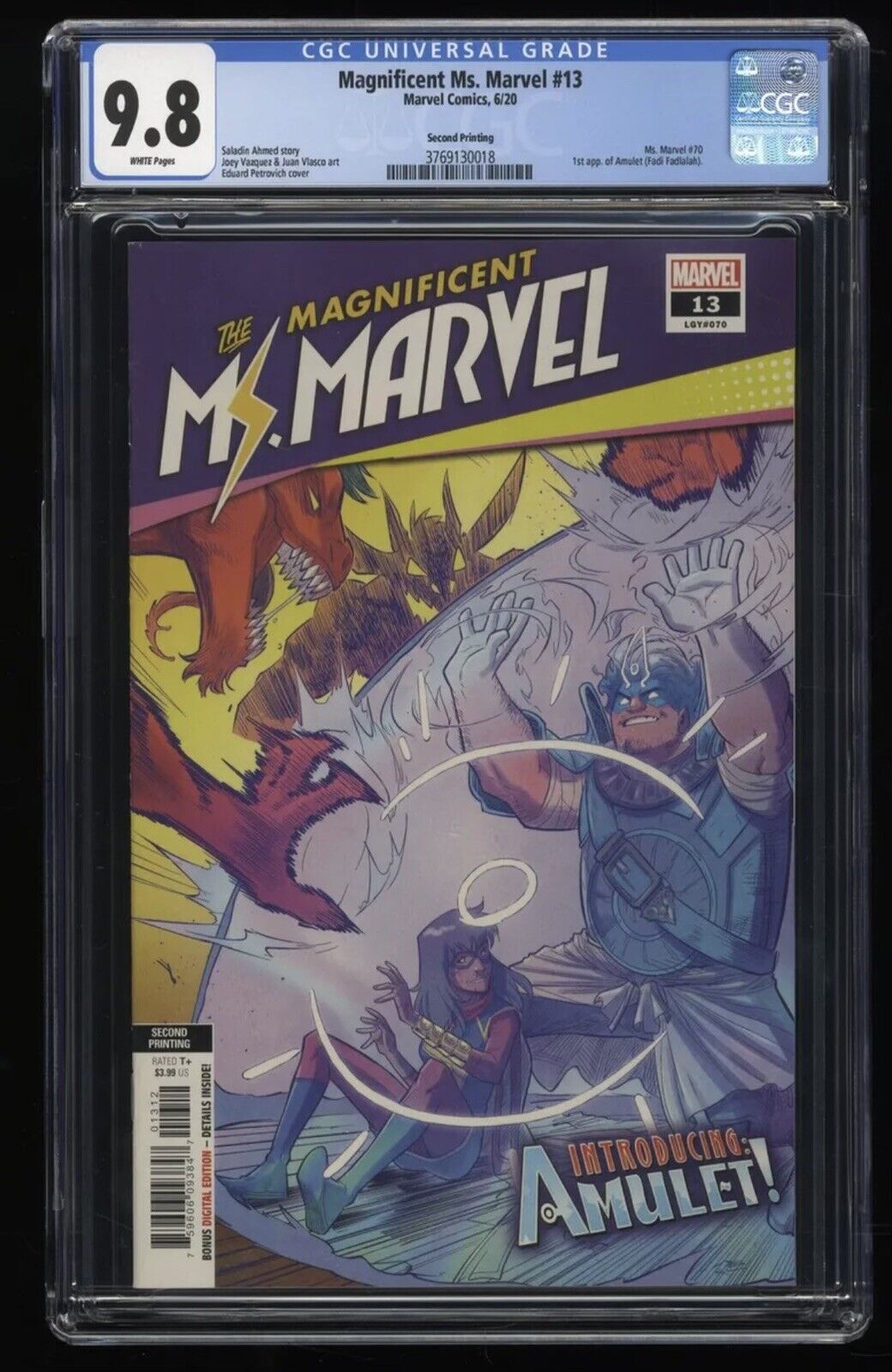 The Magnificent Ms. Marvel #13 - CGC 9.8 - Key Issue Marvel Comics 2nd Print