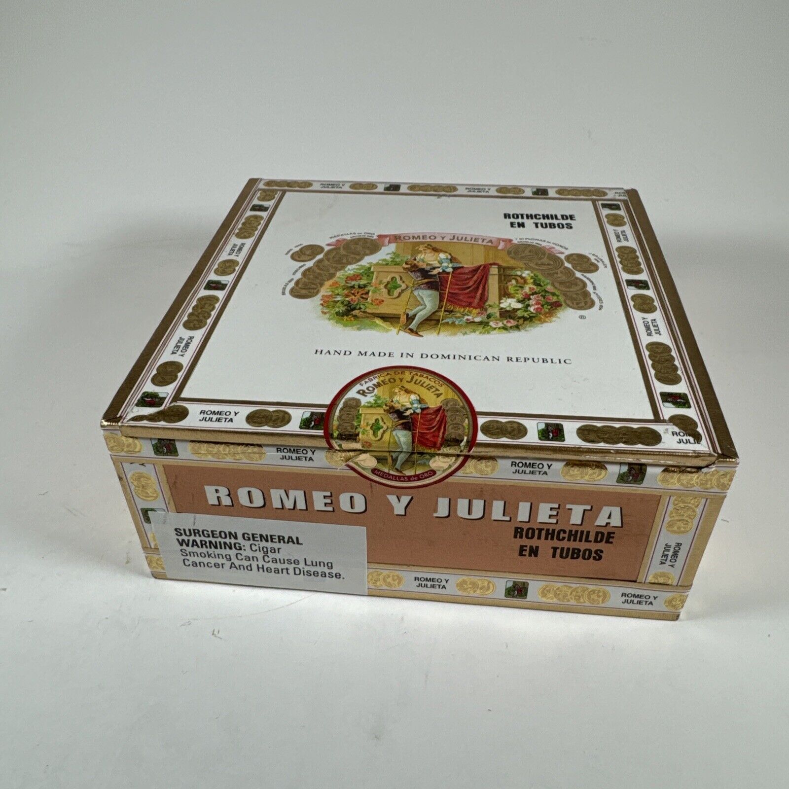 Romeo Y Julieta Rothchilde En Tubo Cigar Box - Empty