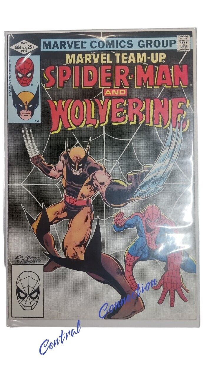 Marvel Team-Up #117 Spider-Man And Wolverine (May 1982, Marvel) Clean NM 