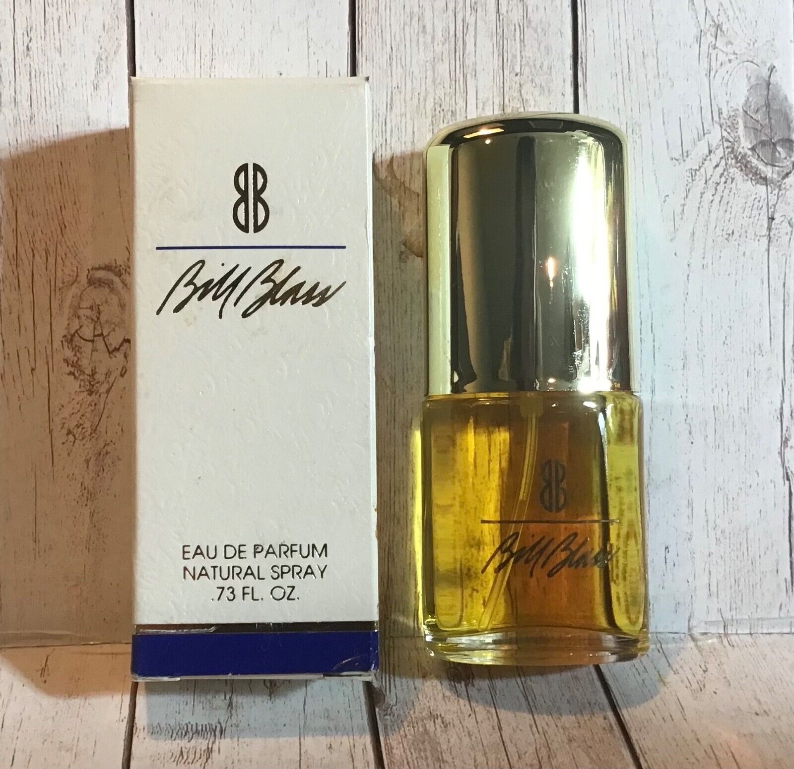 BILL BLASS Eau De Parfum Natural Spray .73 oz VINTAGE RARE** with Box