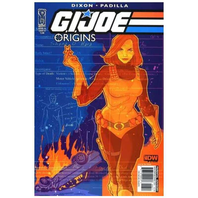 G.I. Joe: Origins #6 Cover A in Very Fine minus condition. IDW comics [z~