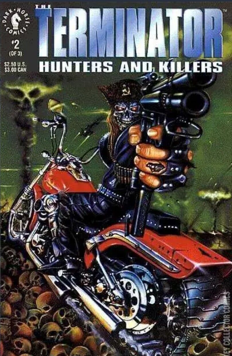 ⭐️ The TERMINATOR Hunters and Killers #2 (of 3) (1992 DARK HORSE Comics) VF Book