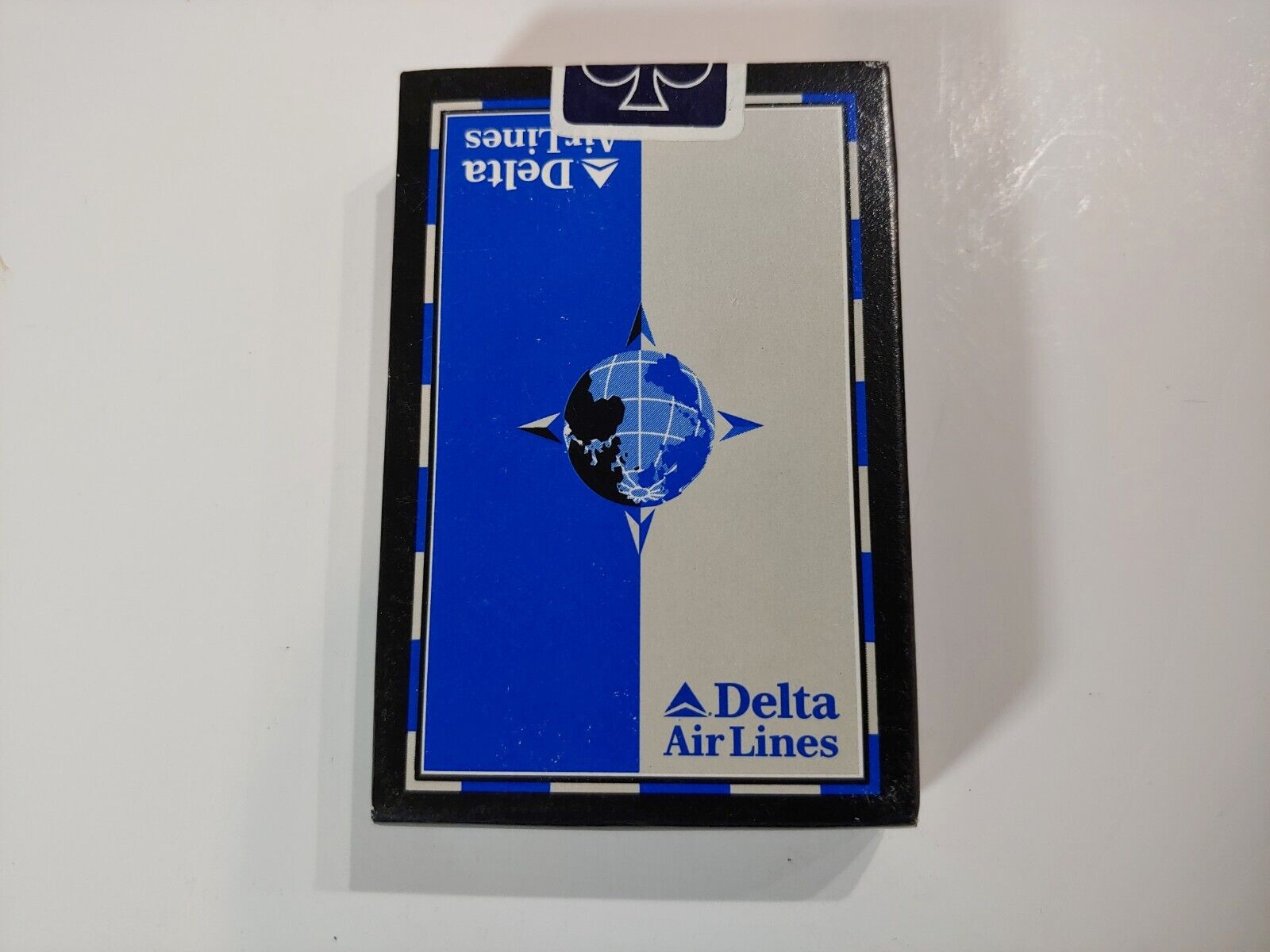 Vintage Delta Airlines Factory Sealed Playing Cards Plastic Coated