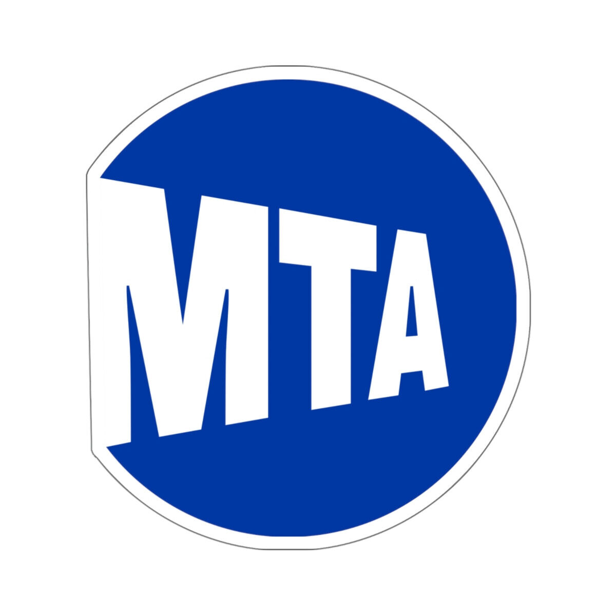 MTA NYC STICKER Vinyl Die-Cut Decal