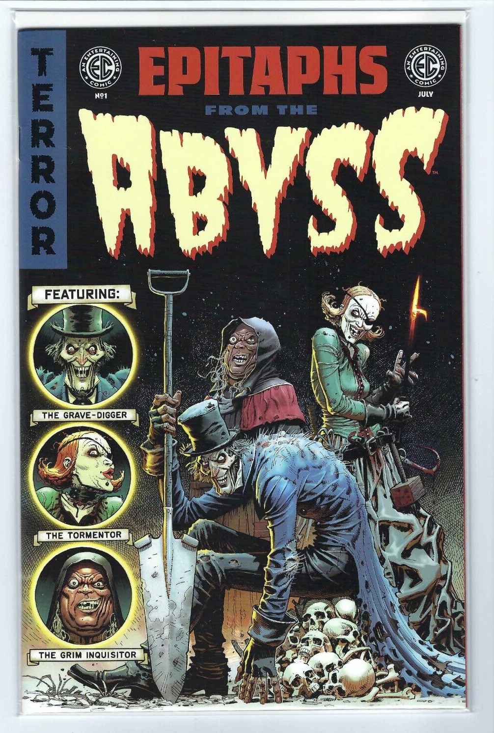 EC Comics Epitaphs from the Abyss #1 1:100 Weaver Incentive Variant Cover 2024