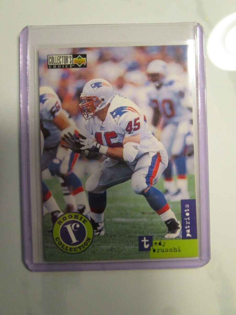 1996 COLLECTOR\'S CHOICE UPDATE #U43 TEDY BRUSCHI RC NEW ENGLAND PATRIOTS-