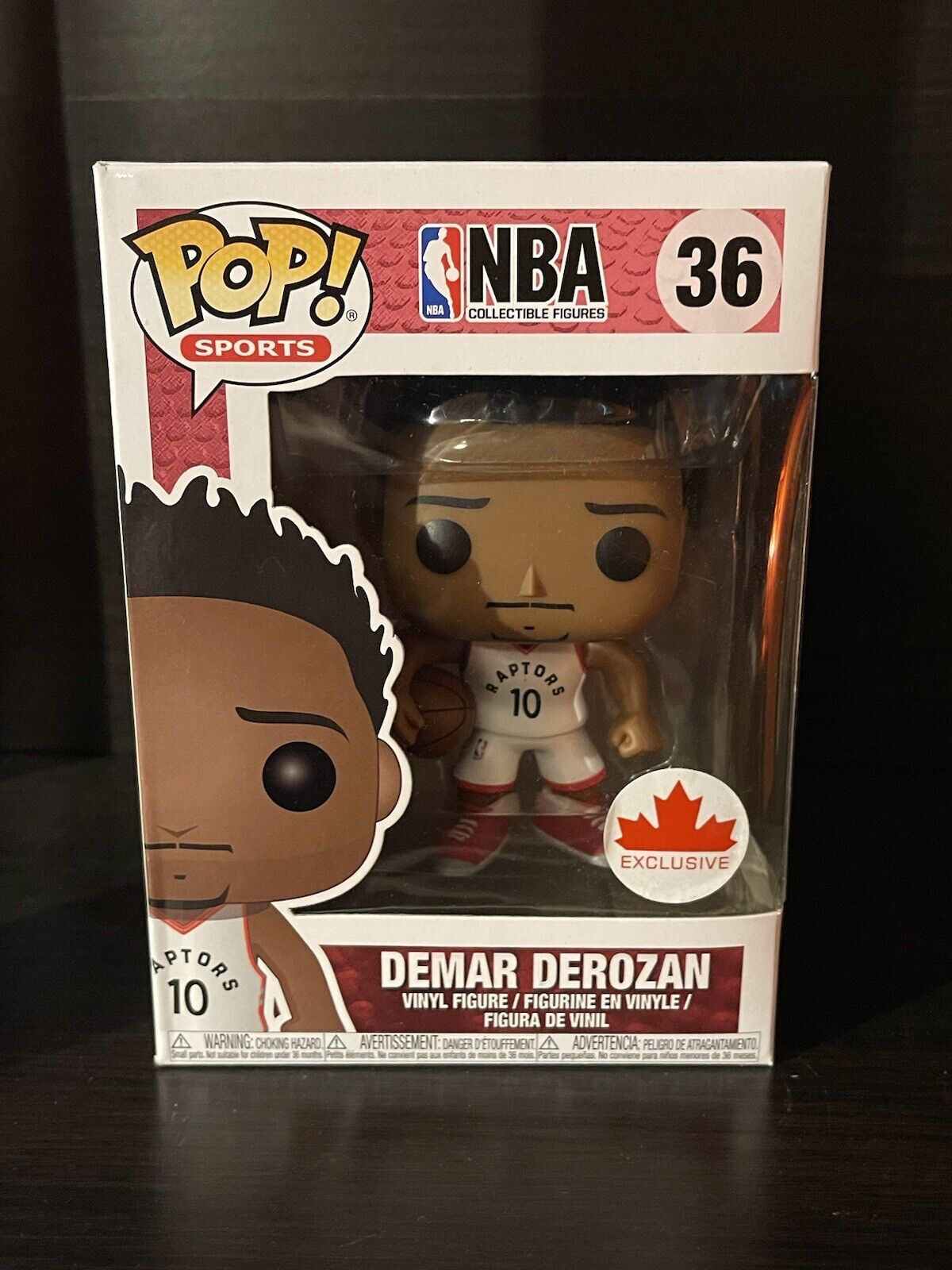 Funko Pop Sports - Demar Derozan #36 NBA Toronto Raptors (Canadian Exclusive)