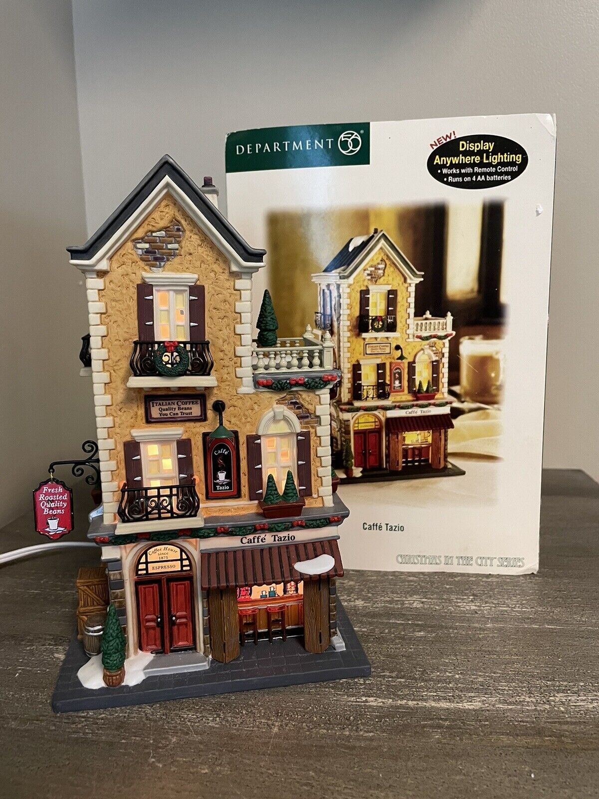 Dept 56 Cafe Tazio #59253, Christmas In The City - Retired - Read