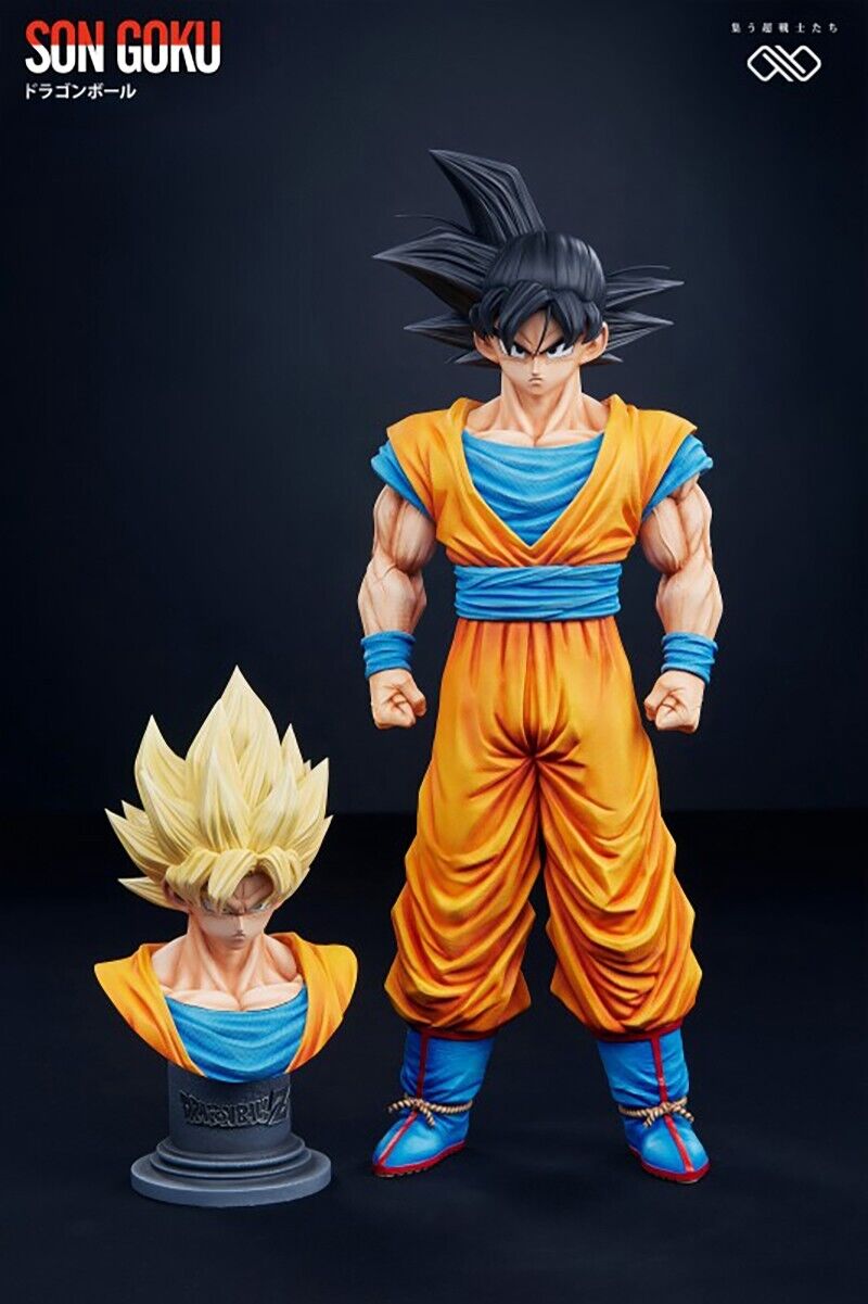 Son Goku Resin YYGK Studio Z Soldier Dragon Ball Z Figure Statue Toy 34cm 1/6