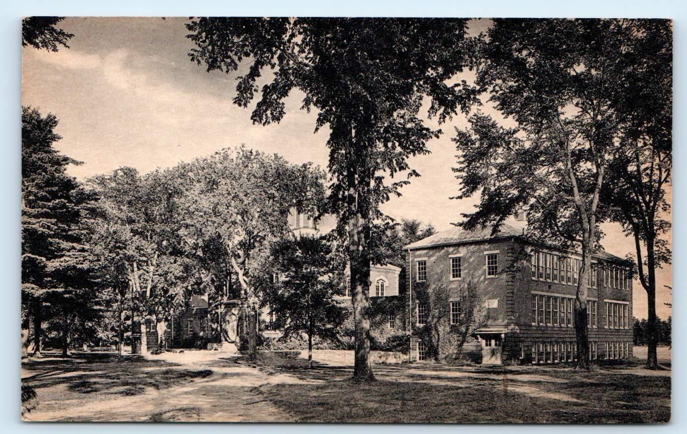 FRYEBURG, ME Maine ~ FRYEBURG ACADEMY c1930s  Oxford County  Postcard