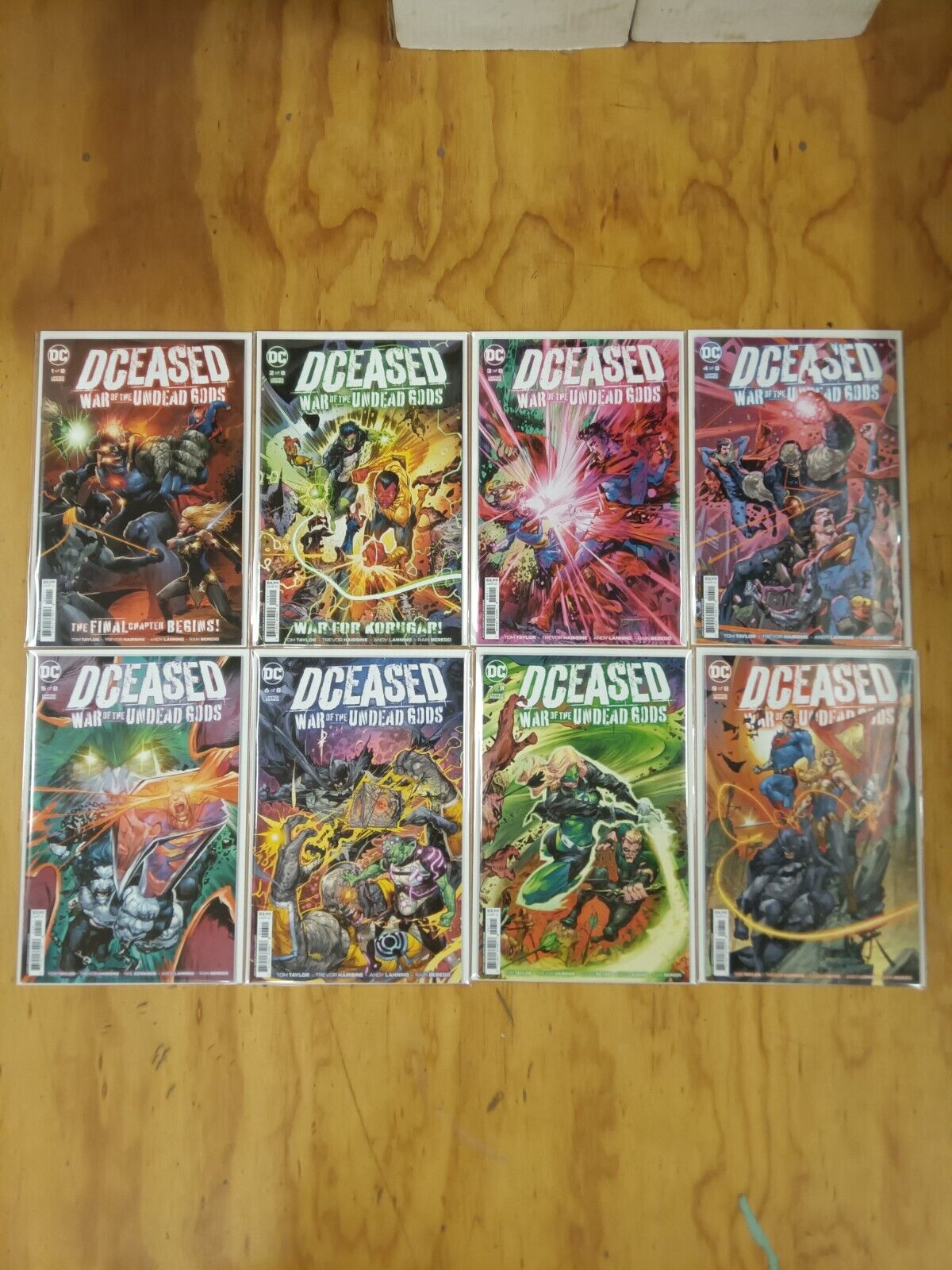 DCeased War of the Undead Gods 1-8 Complete Comic Set DC Collection