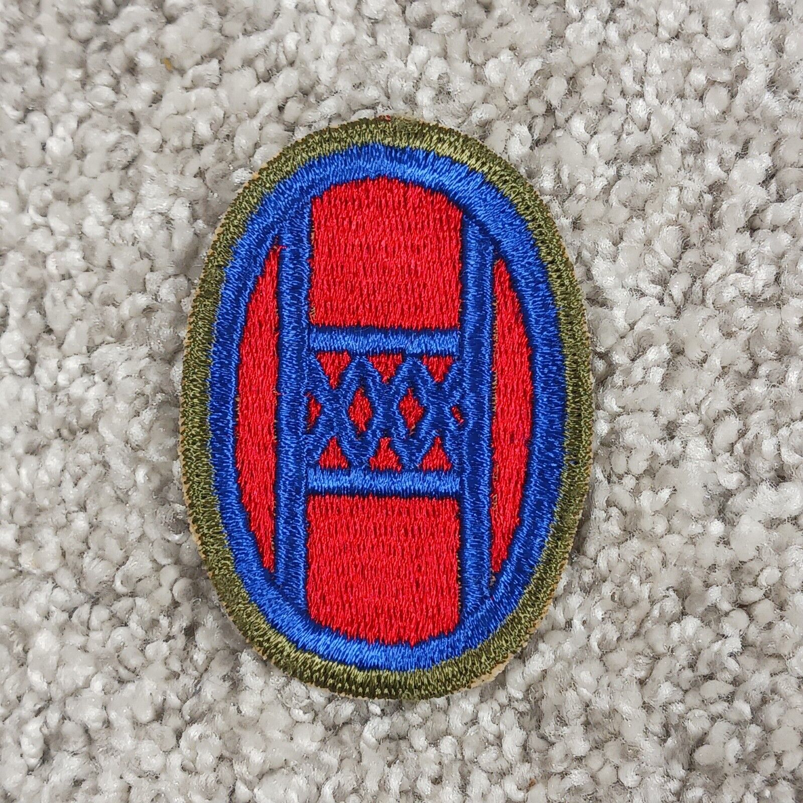 Vintage 30th Infantry Division Patch Full Color US Army Old Hickory Green Border