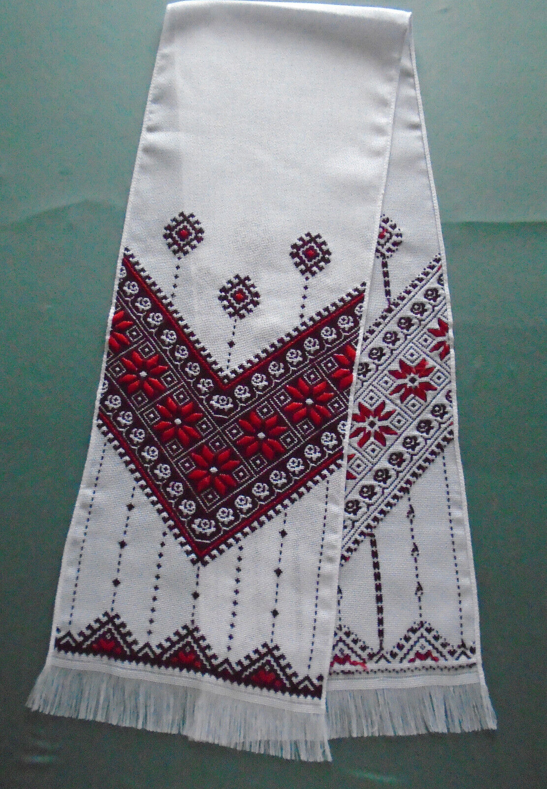 Ukrainian Hand Embroidered Towel,  Rushnyk,  Ukraine,  vyshyvanka,  embroidery