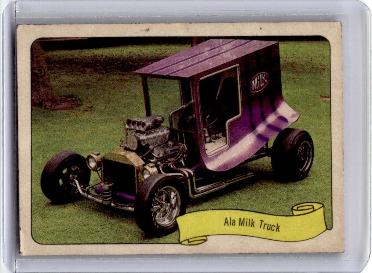 1975 Fleer Sticker George Barris Kustom Cards Ala Milk Truck