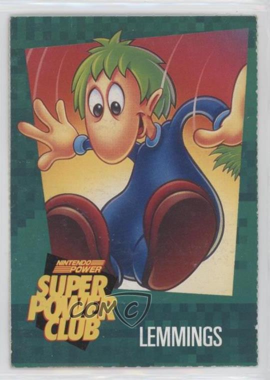 1992-95 Nintendo Super Power Club Lemmings #13 0lk4