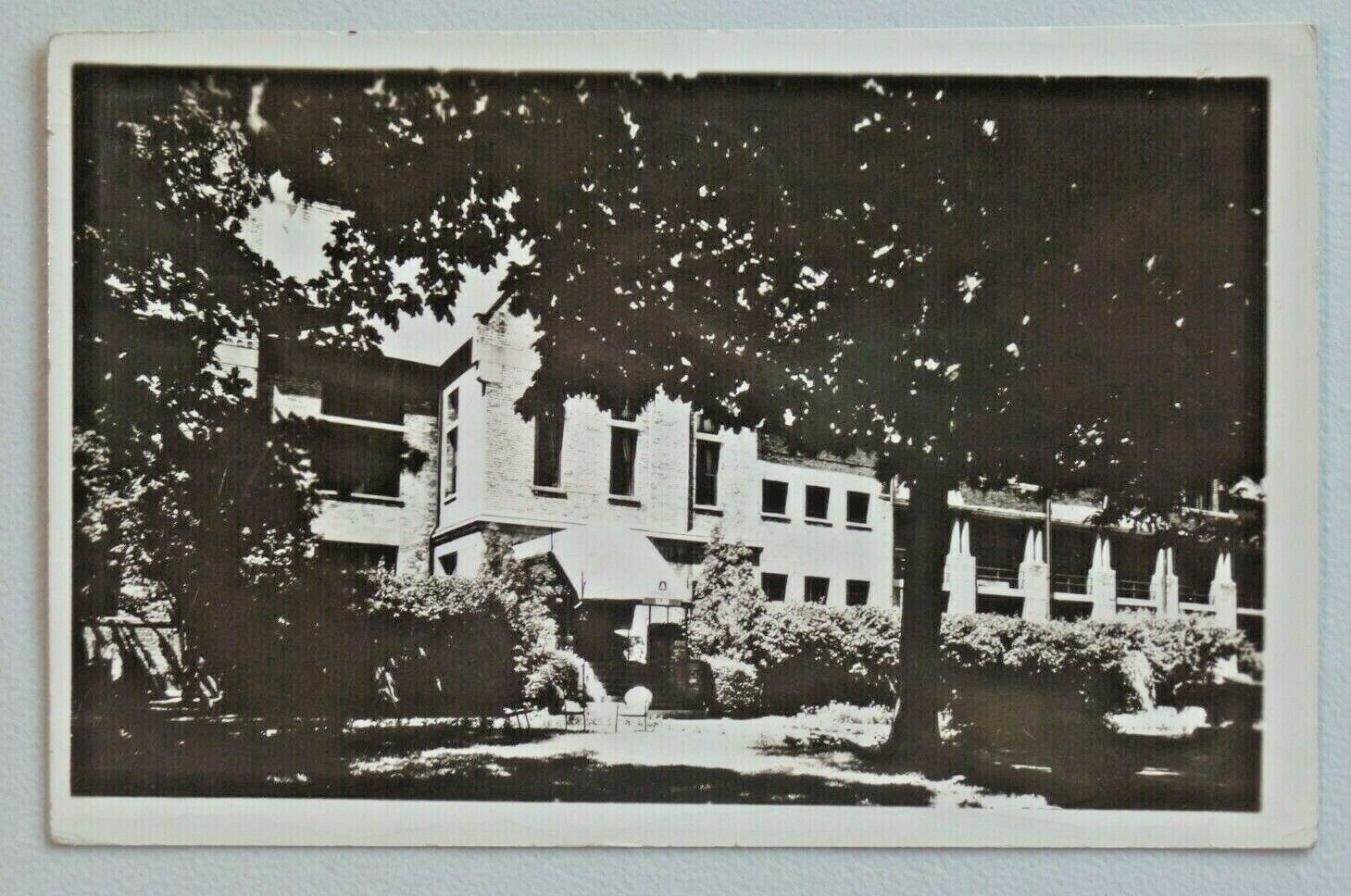 Officers Club Fort Sheridan Illinois Glossy B&W Photo Print Postcard 263