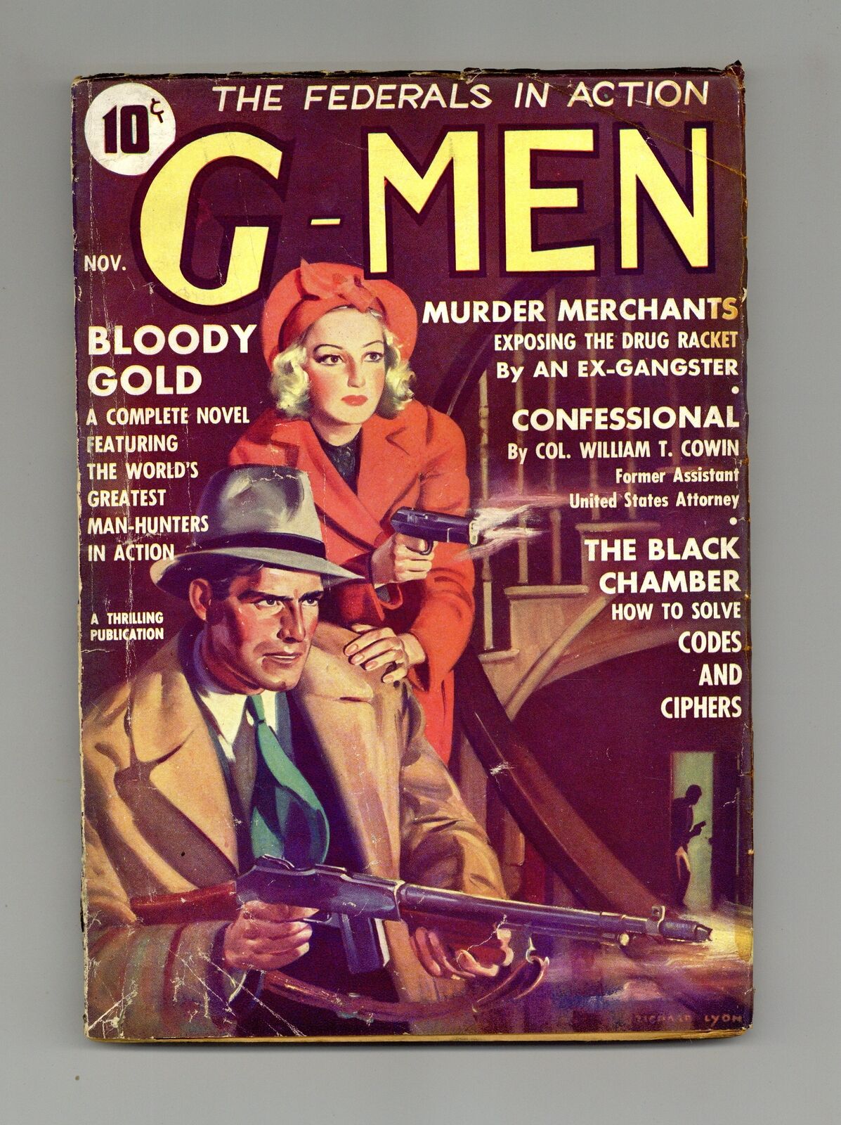 G-Men Detective Pulp Nov 1936 Vol. 5 #2 VG